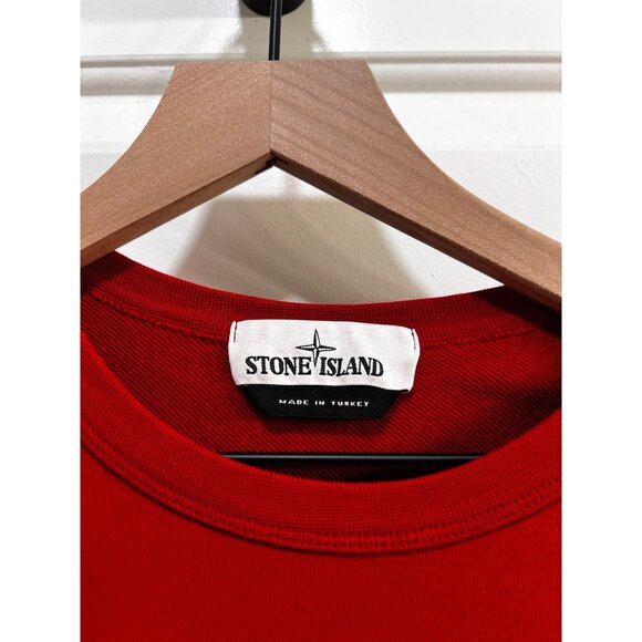 Stone Island Red Crewneck - Picture 3 of 6